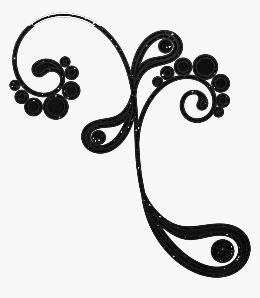 #cuorelucymy #lucymy #mialu #corner #black #swirl - Illustration, HD Png Download, Free Download