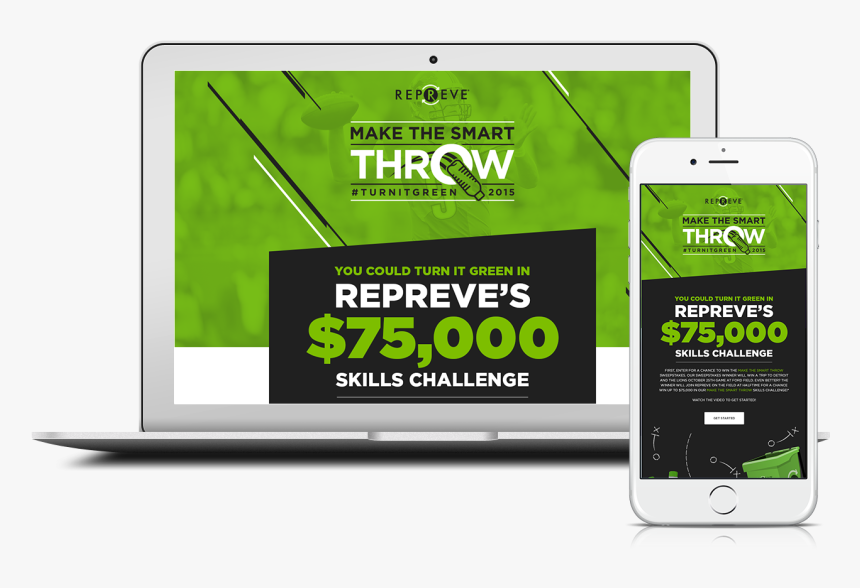 Make The Smart Throw Sweepstakes Microsite - Gadget, HD Png Download, Free Download