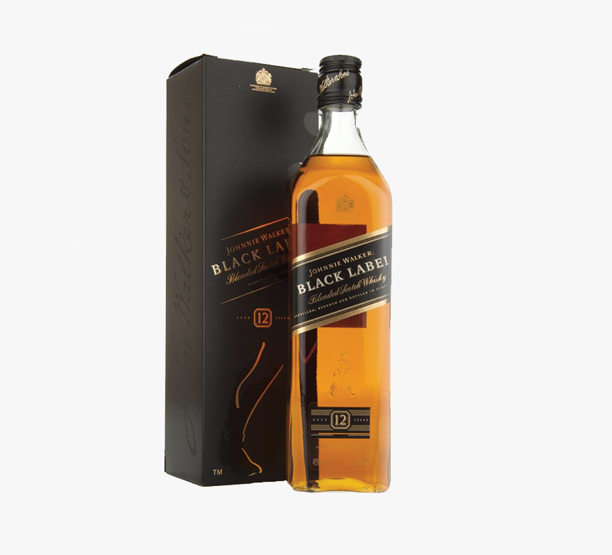 Johnnie Walker Black Label - Johnnie Walker Black Label 1l, HD Png Download, Free Download