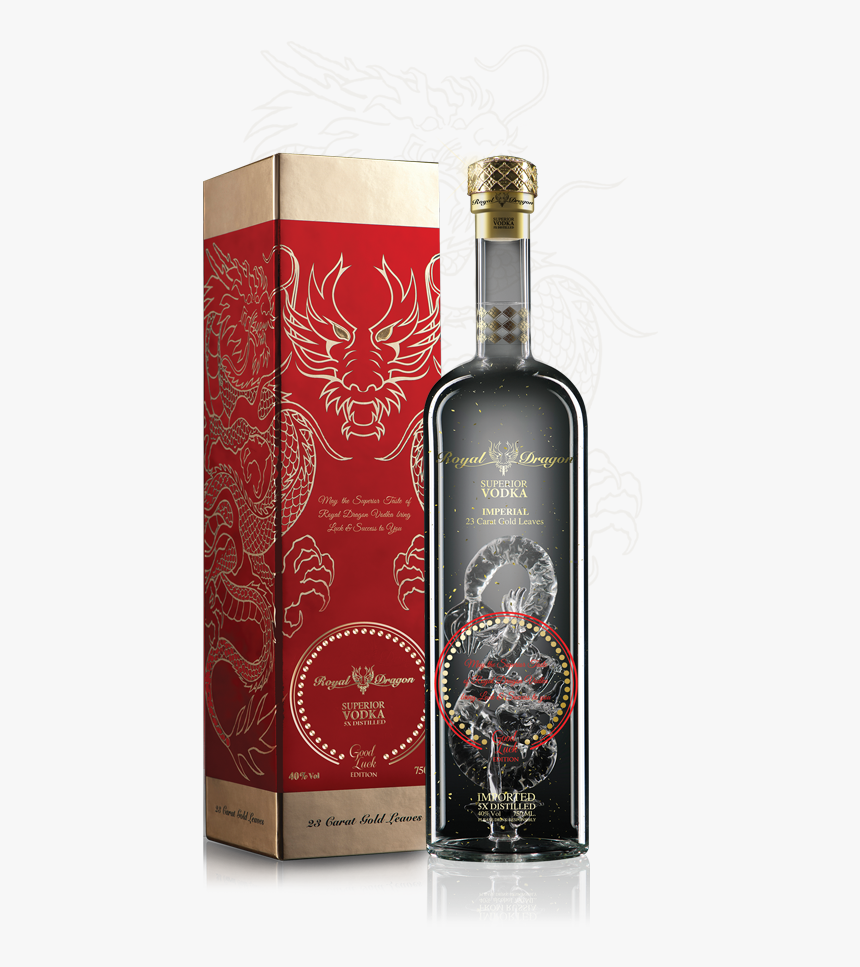 Royal Dragon Vodka Good Luck - Royal Dragon Vodka, HD Png Download, Free Download