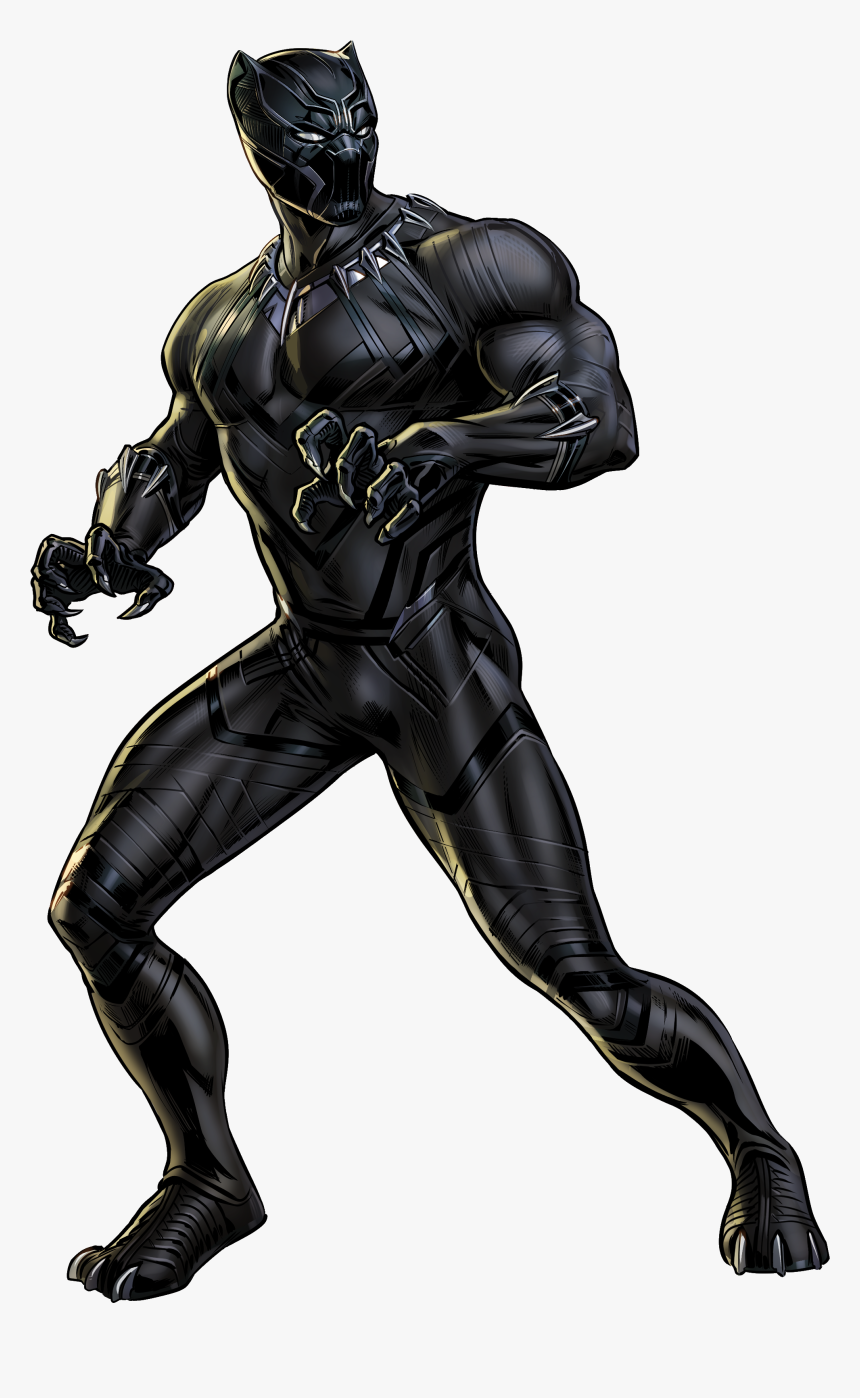 Marvel Avengers Alliance Marvel Comics Black Panther - Black Panther Comic Png, Transparent Png, Free Download