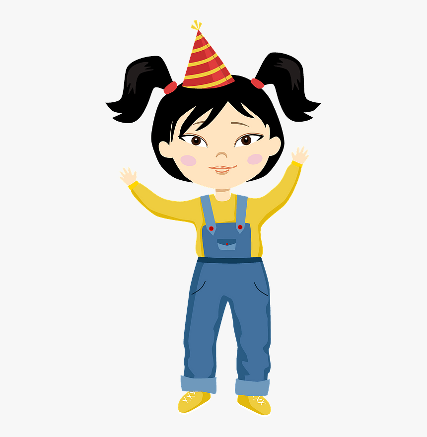 Birthday Girl Clipart - Cartoon, HD Png Download, Free Download