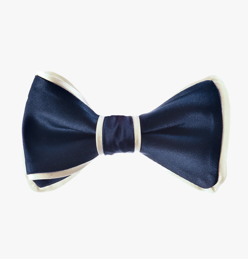 Black Bow Tie With White Border, HD Png Download, Free Download