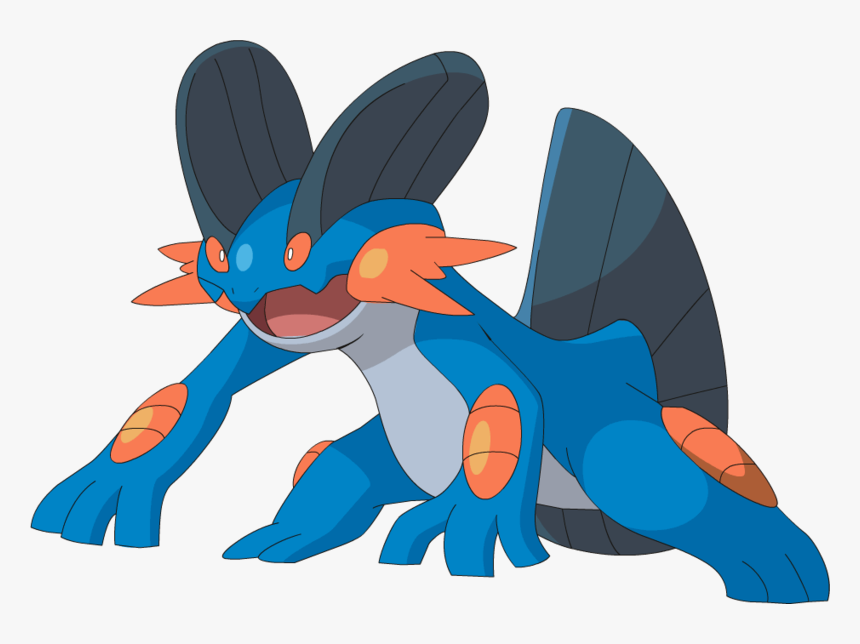 Anime Pokemon Png Hd - Pokemon Swampert, Transparent Png, Free Download