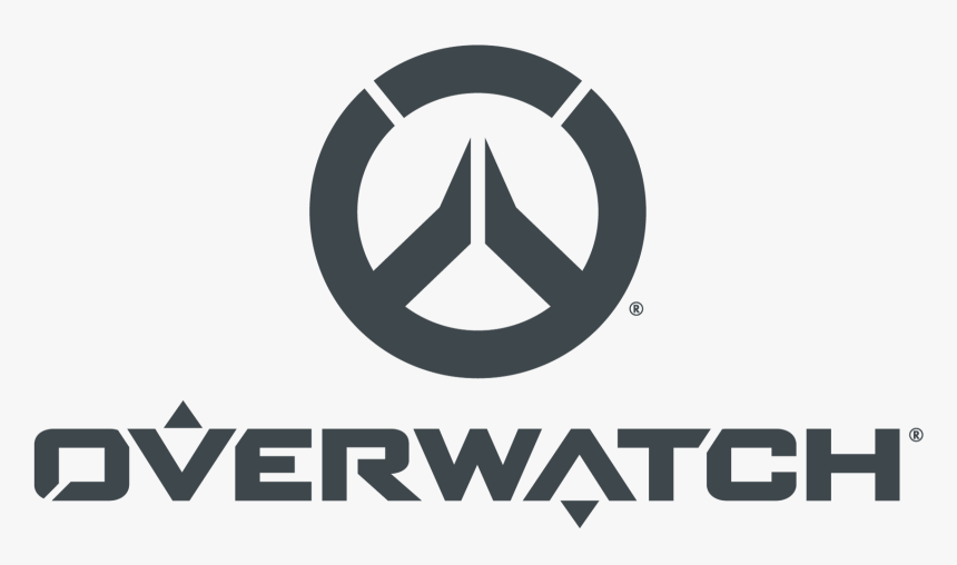 Ow Logo Full Gray 1color - Overwatch, HD Png Download, Free Download