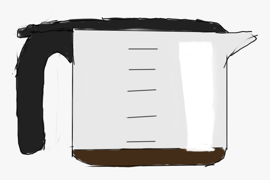 Coffee Clipart Jug - Empty Coffee Pot Clipart, HD Png Download, Free Download