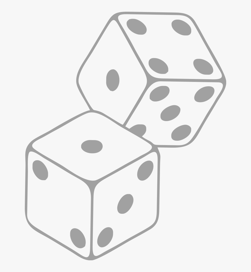 Dice, Backgammon, Tattoo, White Png Image With Transparent - Dice Clipart Png, Png Download, Free Download