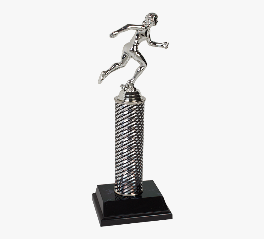 10 Inch Tall Single Column Trophy For Running Events - Trophy, HD Png Download, Free Download