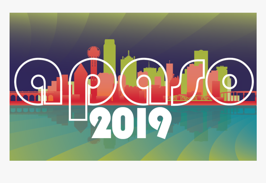 Apaso 2019, Colorful Silhouette Of The Dallas Skyline - Graphic Design, HD Png Download, Free Download