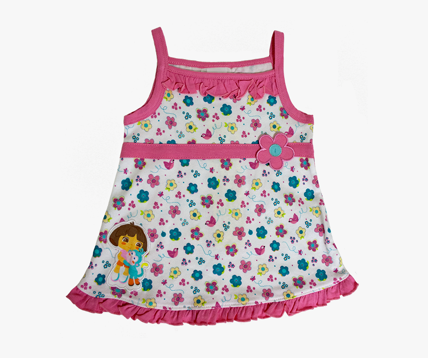 Baby Dora Explorer Adorable Infant Dress & Bloomers, HD Png Download ...