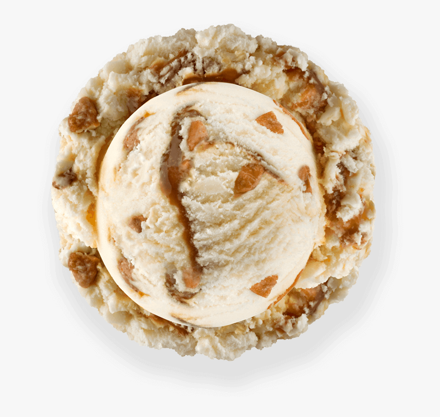 Butterscotch Ice Cream Png , Png Download - Butterscotch Ribbon Ice Cream Baskin Robbins, Transparent Png, Free Download