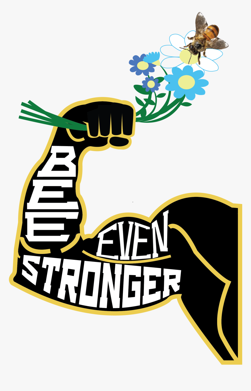 Bee Even Stronger, Organic, Raw Honey - Illustration, HD Png Download, Free Download