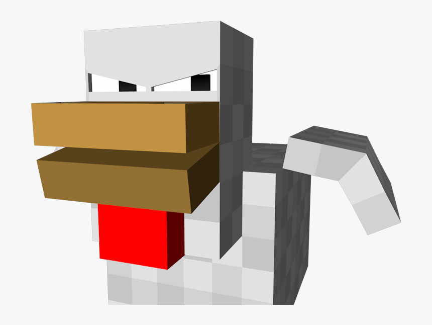 Minecraft Chicken Png, Transparent Png, Free Download