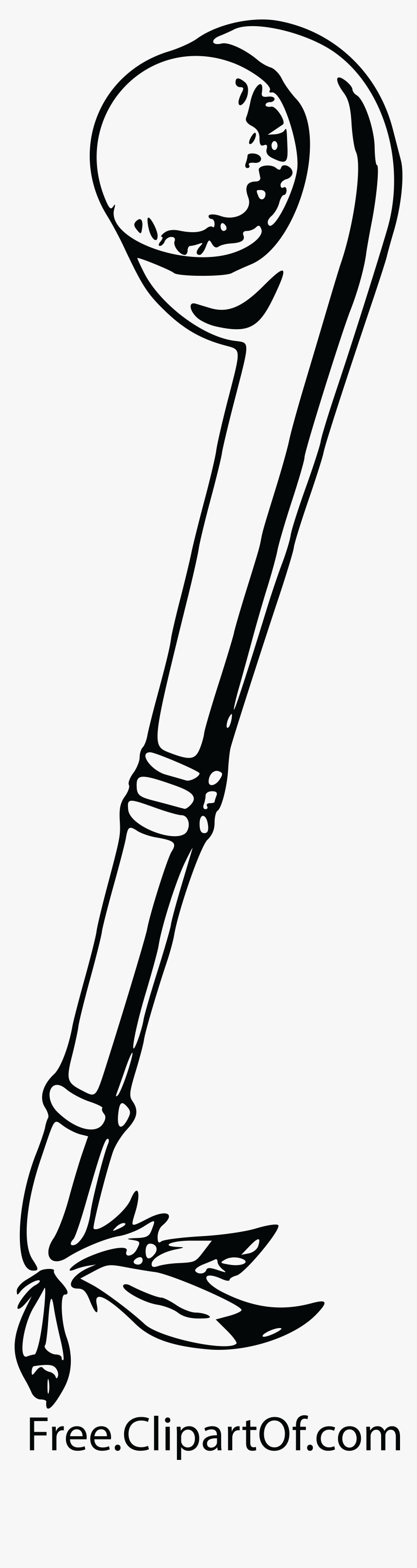 Free Clipart Of A Black And White Tomahawk With Feathers, HD Png Download, Free Download