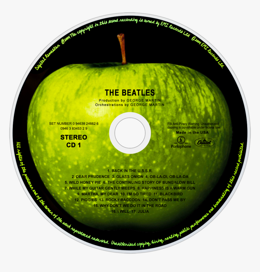 Image Id - - Beatles White Album 2009 Cd Remastered, HD Png Download, Free Download