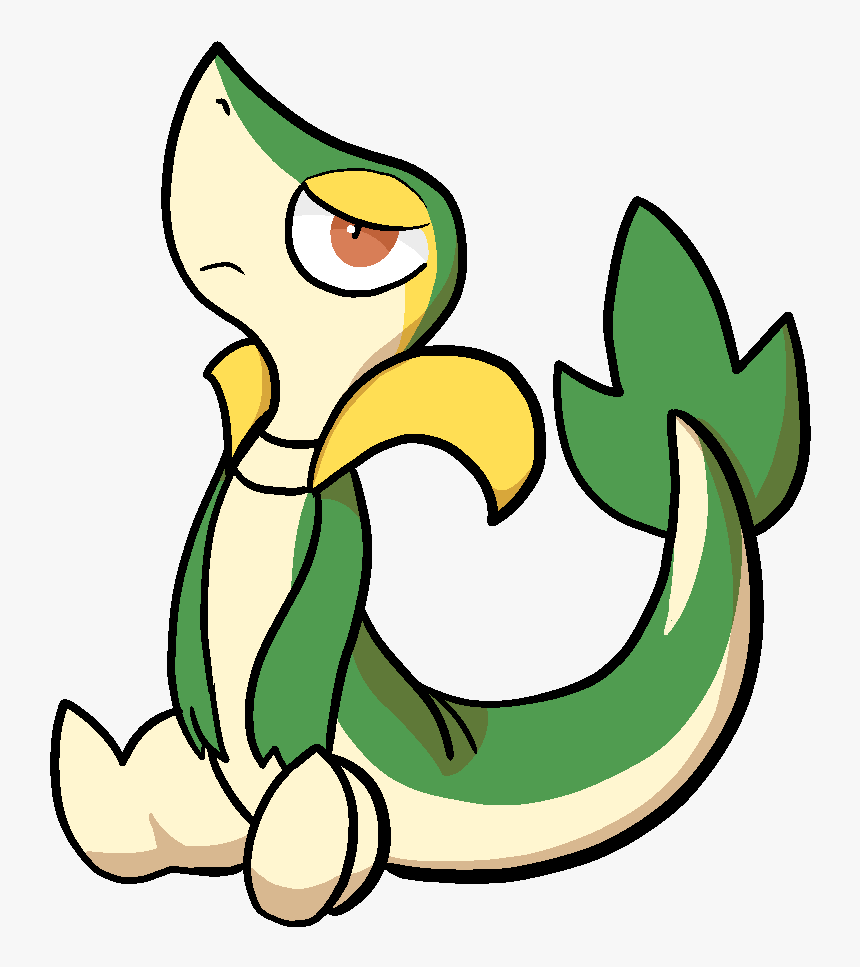 Snivy - Cartoon, HD Png Download, Free Download