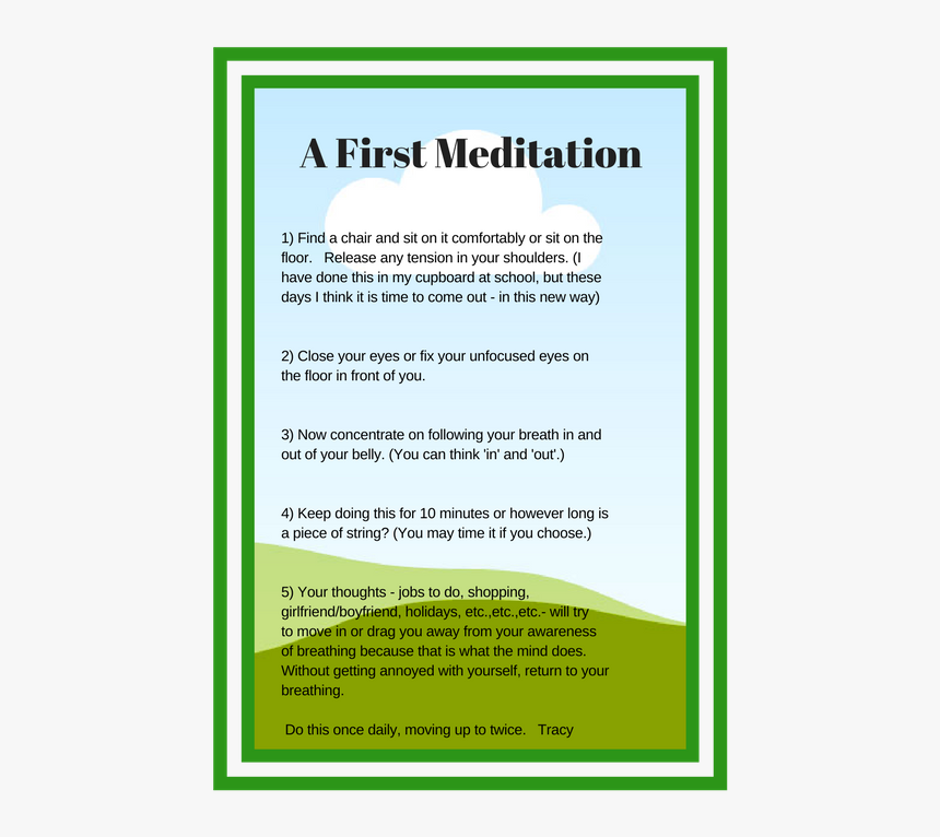 Mindfulness Meditation - Meditation, HD Png Download, Free Download