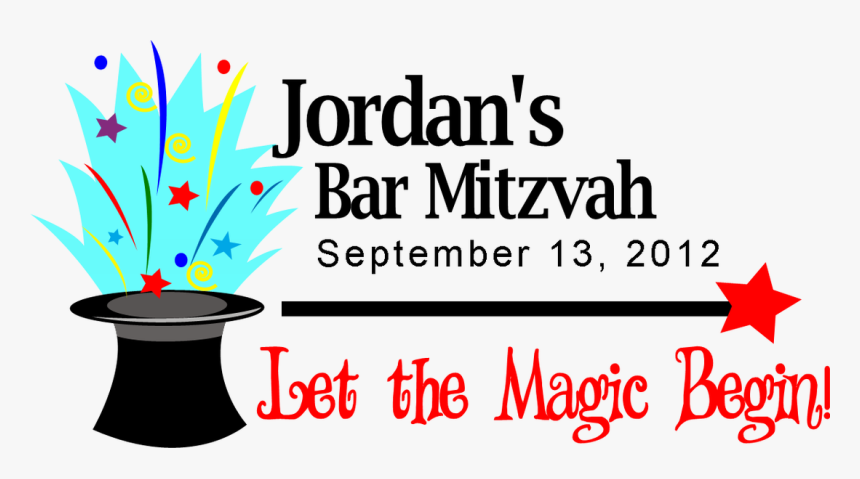 Logo For A Magic Themed Bar Mitzvah, HD Png Download, Free Download