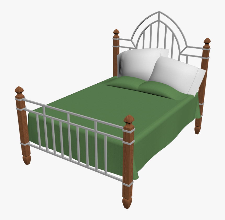Green Bed Png, Transparent Png, Free Download