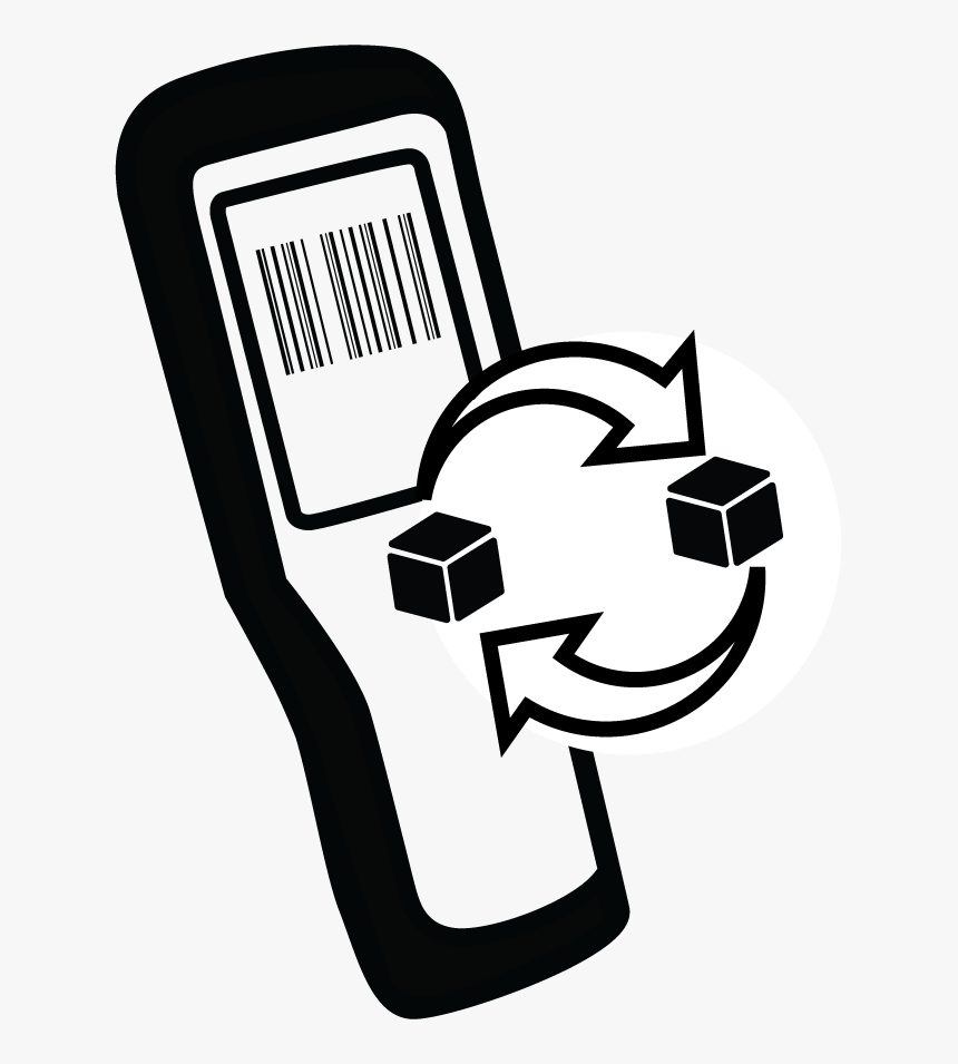 Mall Clipart Cashier - Hand Held Device Icon, HD Png Download, Free Download