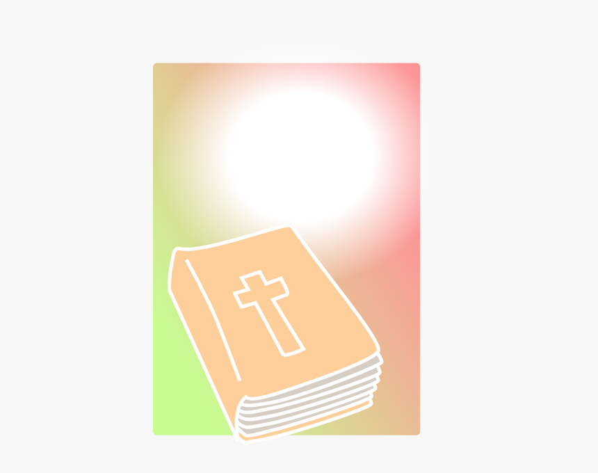 Bible Closed In Colorful Background Vector Clip Art, HD Png Download, Free Download