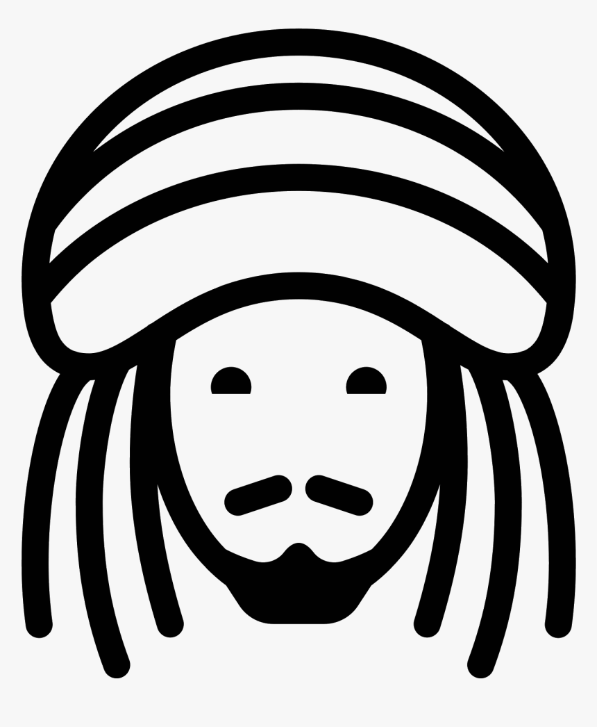 vector dreads png rasta icon transparent png kindpng