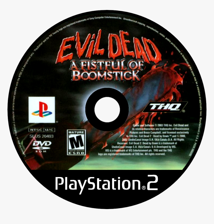 Evil Dead , Png Download - Mortal Kombat Shaolin Monks Disc, Transparent Png, Free Download