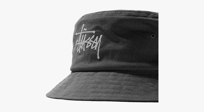 Stussy Big Logo Canvas Bucket Hat Black Preview - Baseball Cap, HD Png Download, Free Download