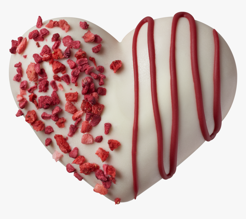 White Chocolate Berry Heart Rrp - Krispy Kreme Valentines Donuts 2020, HD Png Download, Free Download