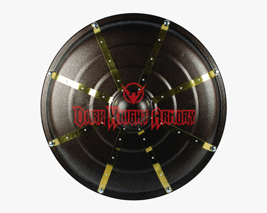Medieval Buckler With Gold Dividers - Circle, HD Png Download, Free Download