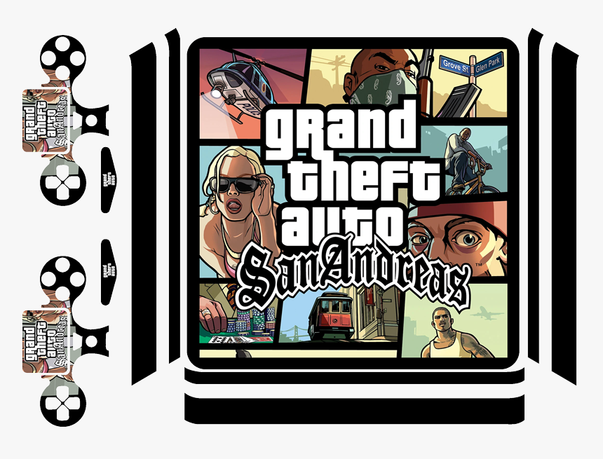 Gta San Andreas Ps2 Pret, HD Png Download, Free Download