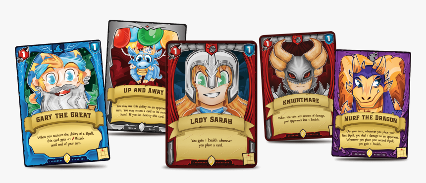 Preview Of Five Of The Cards - Cartoon, HD Png Download, Free Download