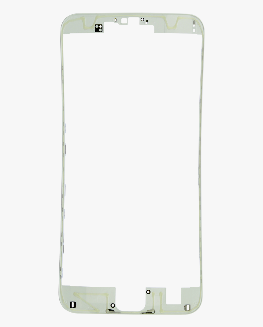 Iphone 6s Plus White Front Frame With Hot Glue - Smartphone, HD Png Download, Free Download
