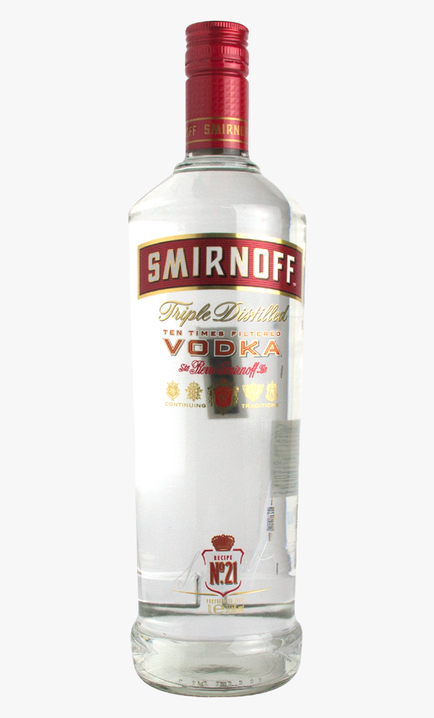 Smirnoff Red 1l - Smirnoff Triple Distilled, HD Png Download - kindpng