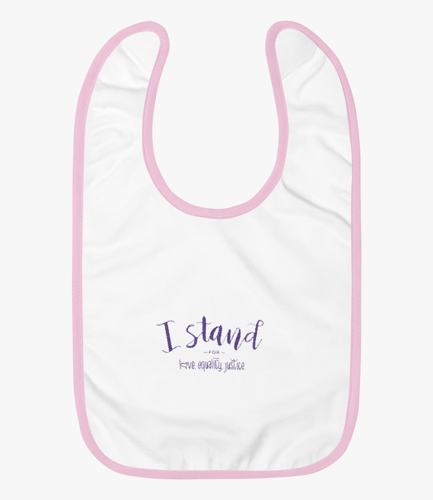 Download White I Stand 01 Mockup Front Flat White Pink Baby Toddler Clothing Hd Png Download Kindpng