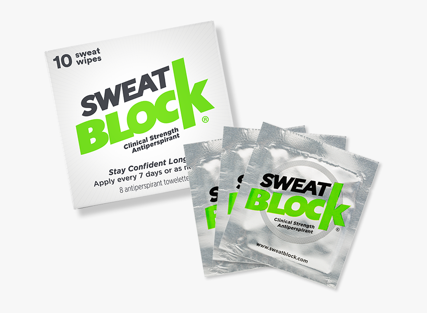 Sweatblock Clinical Strength Antiperspirant Wipes - Flyer, HD Png Download, Free Download