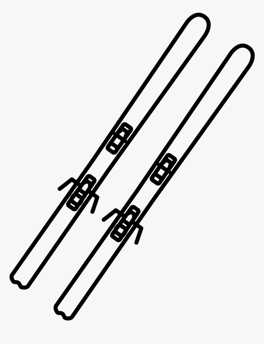 A Pair Of Light And Above All Short Touring Skis - Ski, HD Png Download, Free Download