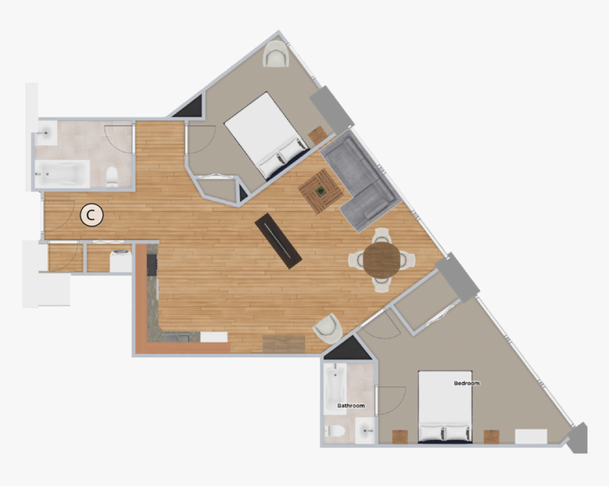 C Floorplan - Floor Plan, HD Png Download, Free Download