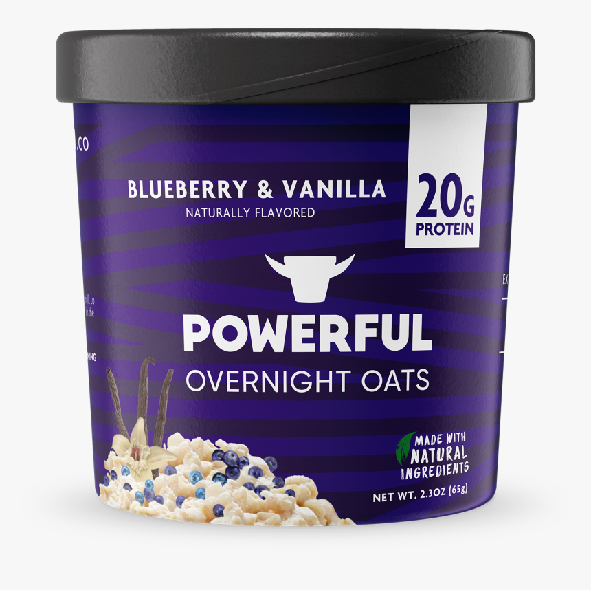 Blueberry & Vanilla Overnight Oats, HD Png Download, Free Download