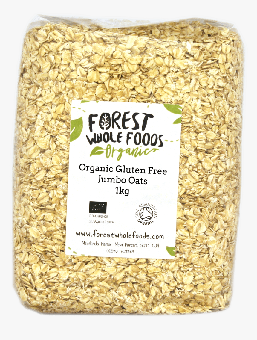 Organic Gluten Free Jumbo Oats 1kg - Cereal Germ, HD Png Download, Free Download