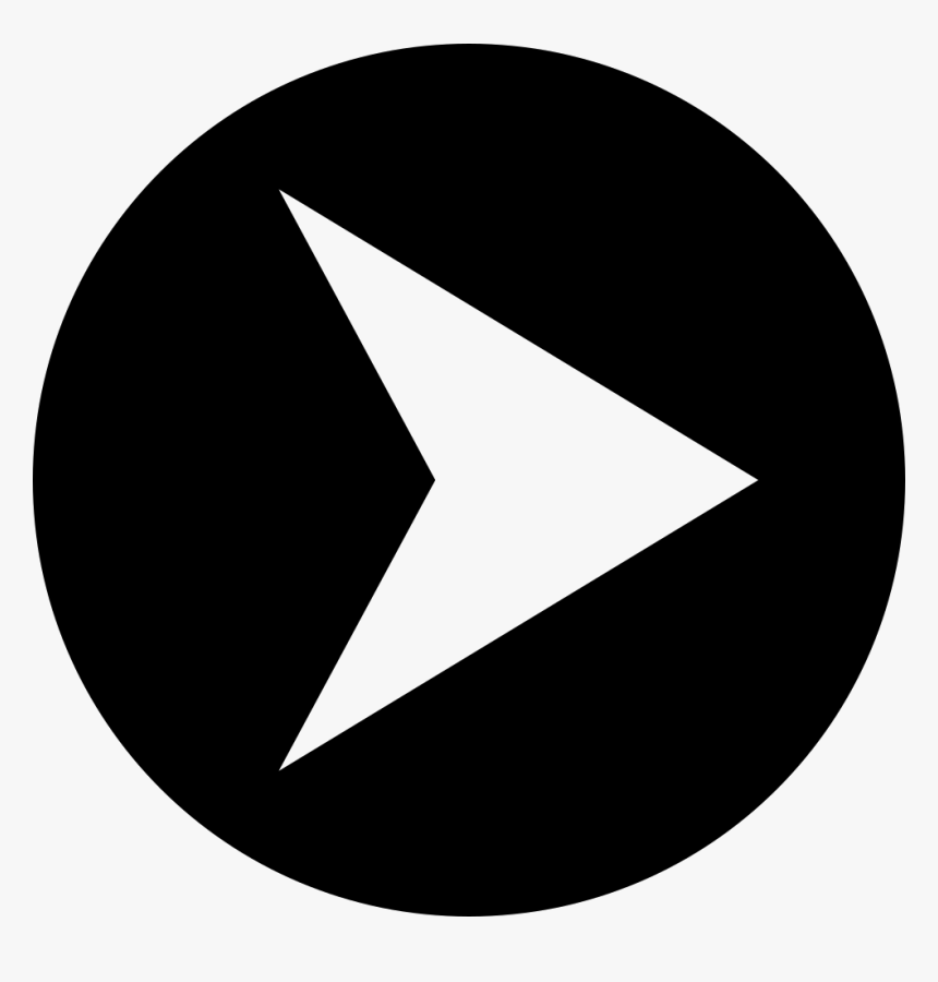 Right Arrow Transparent Images - Video Play Icon Black, HD Png Download, Free Download