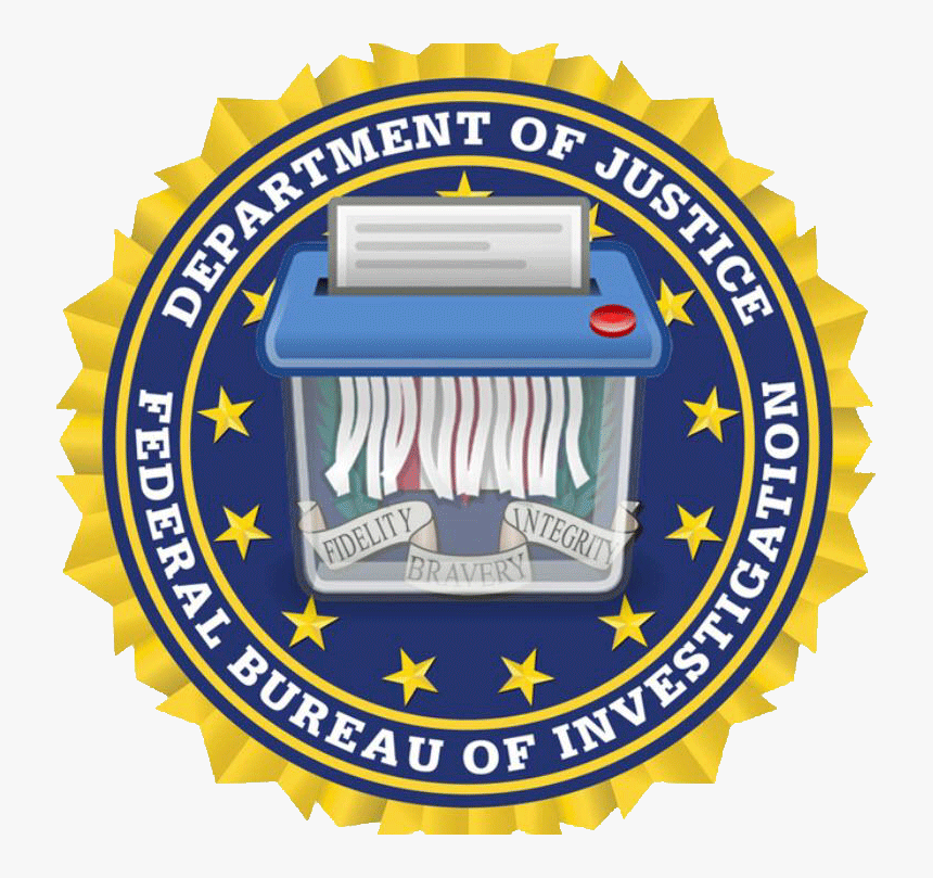 Fbi Seal With Paper Shredder - Fbi Seal, HD Png Download, Free Download