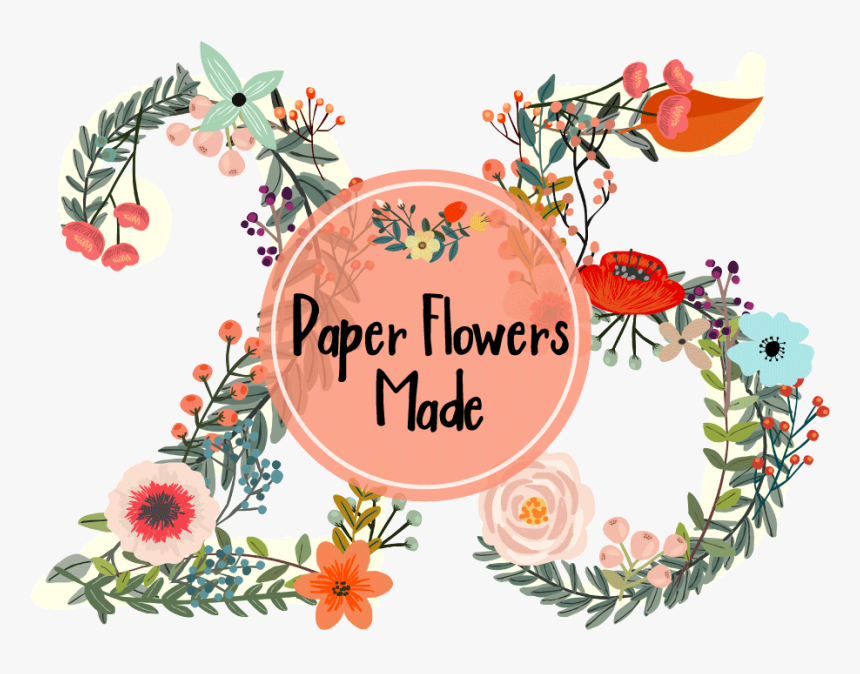 Number 5 With Flowers, HD Png Download, Free Download