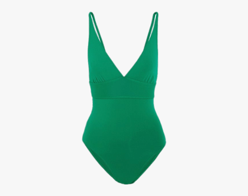 green swimming suit