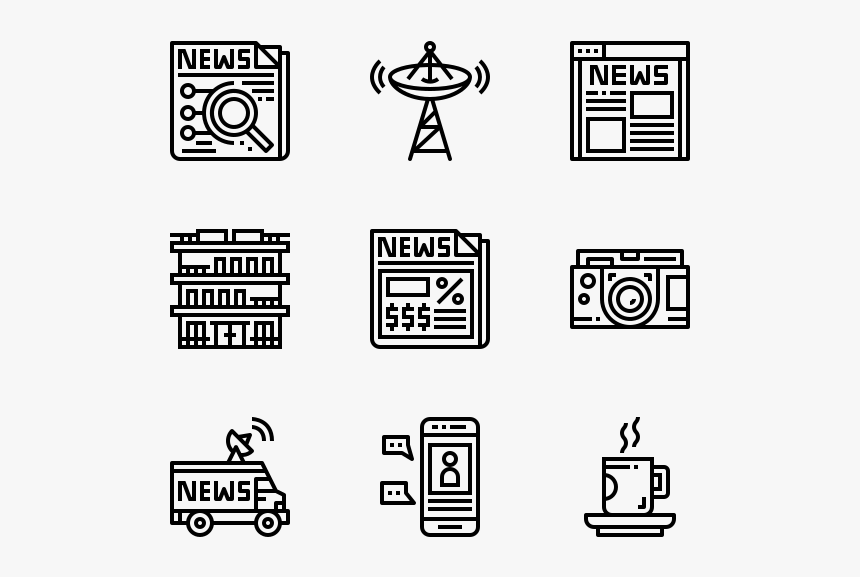 Newspaper - Learn Icon Vector, HD Png Download, Free Download