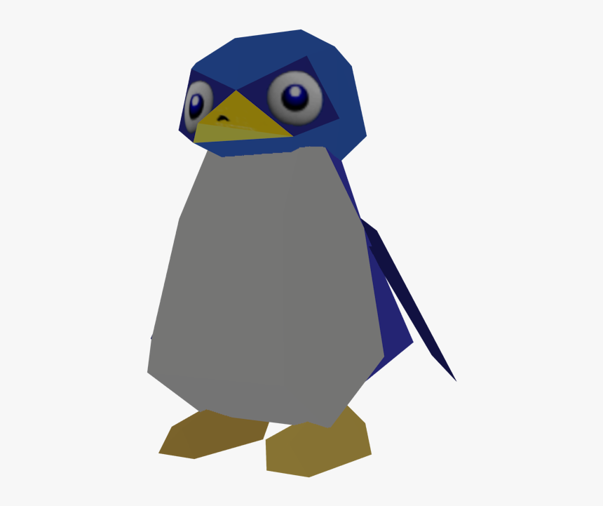 Download Zip Archive - Mario 64 Penguin Model, HD Png Download, Free Download