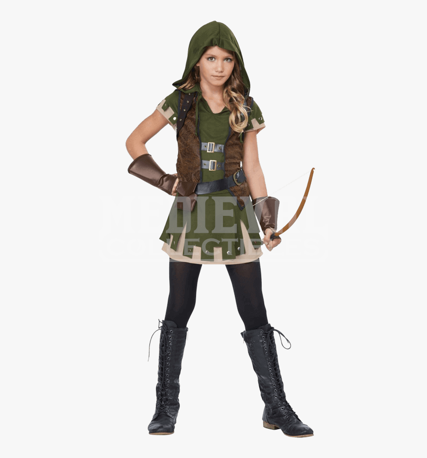 Robin Hood Medieval Hat Png - Unique Girls Halloween Costume, Transparent Png, Free Download