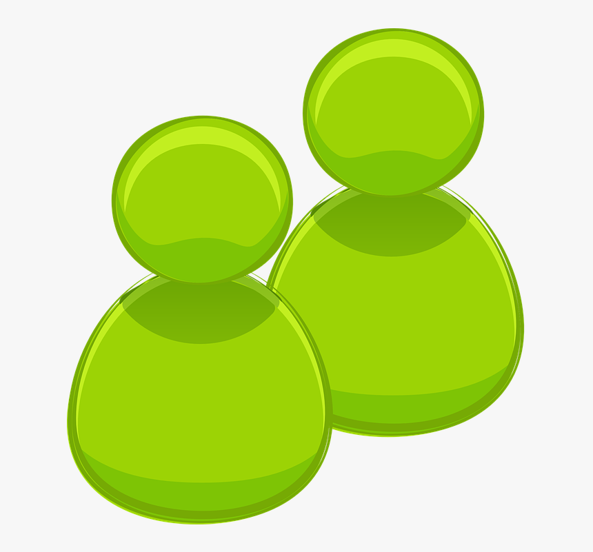 People, Avatar, Green, Icon, Abstract, Bubbles - Clipart Two People, HD Png Download, Free Download