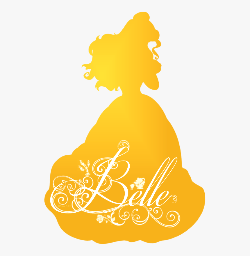 Download Disney Princess Belle Silhouette , Png Download - Disney ...