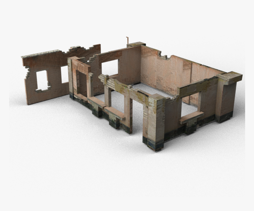 Small Ruins - Low Poly House Ruins, HD Png Download, Free Download